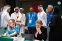 Nahyan bin Zayed and Theyab bin Mohamed bin Zayed attend Open Masters Games Abu Dhabi 2026