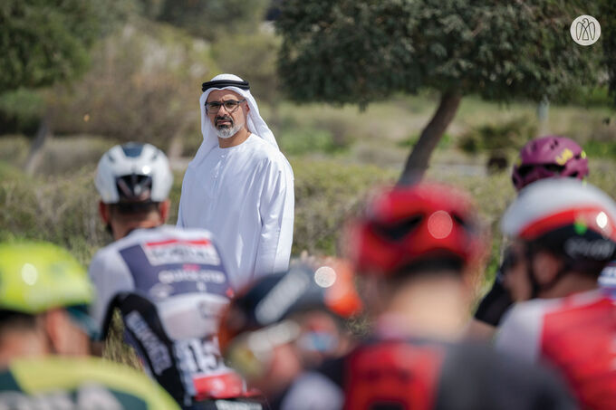 Khaled bin Mohamed bin Zayed attends UAE Tour