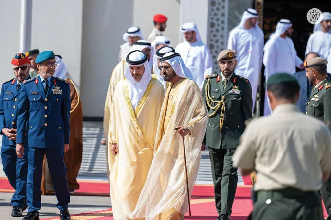Mohammed bin Rashid attends graduation ceremony at the Zayed II Military College in Al Ain