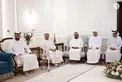 Khaled bin Mohamed bin Zayed visits Abdallah bin Bayyah at his residence in Abu Dhabi 