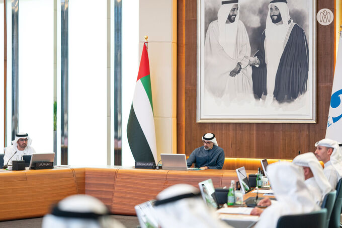 Khaled bin Mohamed bin Zayed chairs meeting of Executive Committee of ADNOC Board of Directors