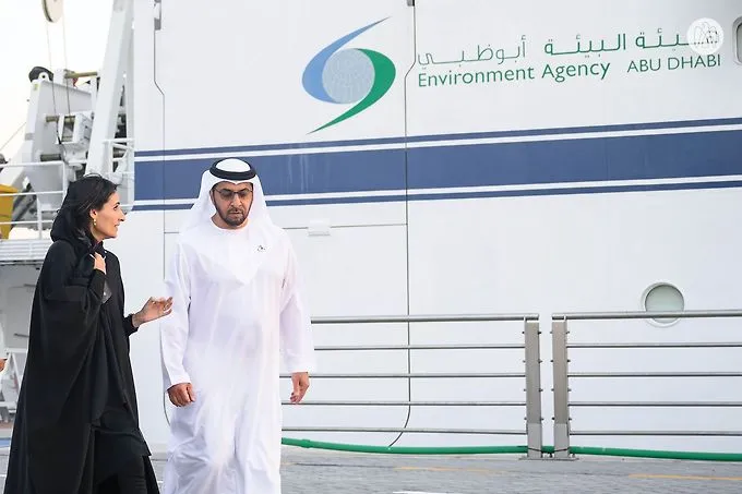 Hamdan bin Zayed Inaugurates the Environment Agency – Abu Dhabi’s Marine Research Vessel, ‘Jaywun’ 
