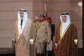 Crown Prince of Abu Dhabi arrives at Gudaibiya Palace in Manama