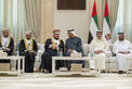 UAE President receives condolences from Rulers of Sharjah, Umm Al Qaiwain, Representative of Sultan of Oman on passing of Sheikh Tahnoun bin Mohammed