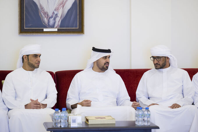 Theyab bin Mohamed bin Zayed offers condolences on the passing of Sabha Hamdan Al Ketbi