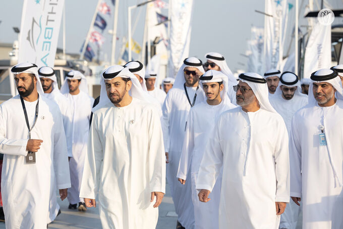 Hamdan bin Zayed visits 6th Abu Dhabi International Boat Show