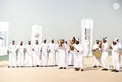 Hamdan bin Zayed crowns the winners of the 8th edition of the Dalma Historic Traditional Dhow Race, 60-foot category