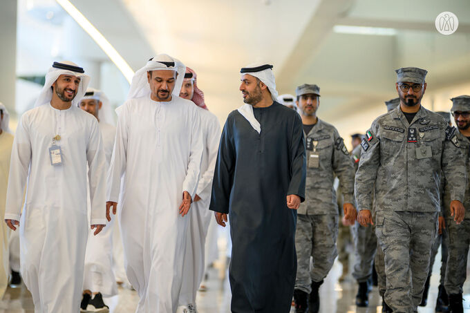 Mohammed bin Hamad bin Tahnoon Al Nahyan attends naming ceremony and brand reveal for Zayed International Airport