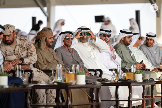 Under the patronage of the UAE President, Hazza bin Zayed attends Union Fortress 10 military parade in Al Ain