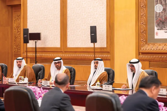 Crown Prince of Abu Dhabi and Premier of China discuss strengthening comprehensive strategic partnership and expanding cooperation