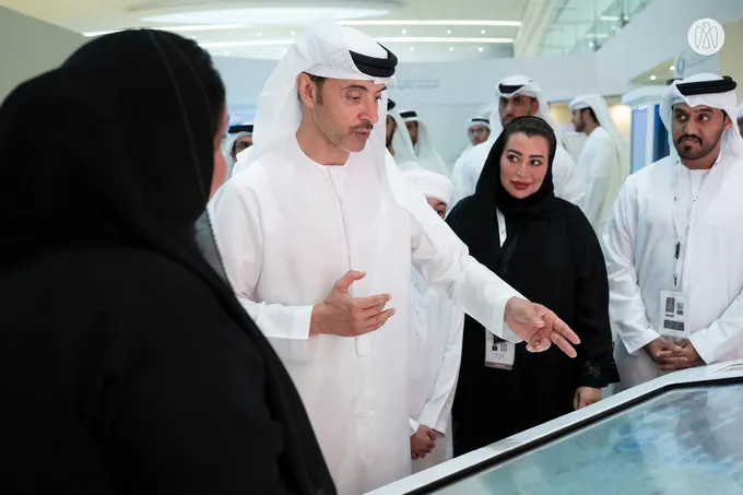 Hazza bin Zayed visits 22nd Abu Dhabi International Hunting and Equestrian Exhibition (ADIHEX)
