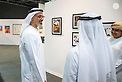 Khaled bin Mohamed bin Zayed visits National Identity in Visual Arts exhibition