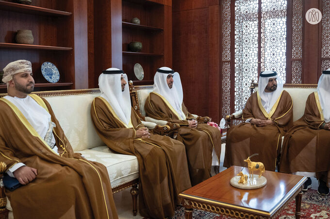 Theyab bin Mohamed bin Zayed meets Oman Minister of Culture, Sports and Youth in Muscat