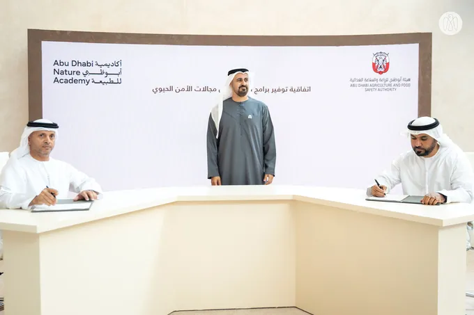 In the presence of Theyab bin Mohamed bin Zayed, Abu Dhabi Agriculture and Food Safety Authority and Abu Dhabi Nature Academy partner to launch Poultry Farm Biosecurity Programme