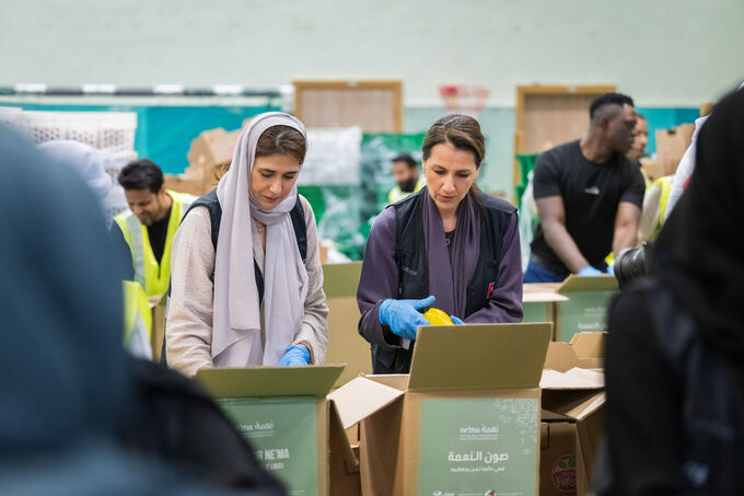 National Food Loss and Waste Initiative, ne'ma reducing food waste and redistributing meals during Ramadan