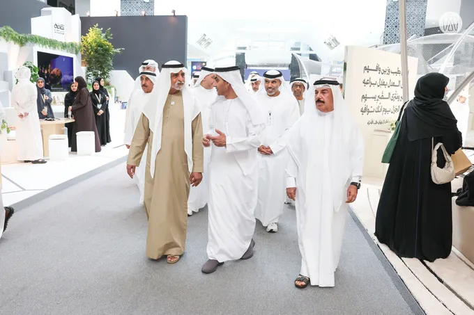 Nahyan bin Mubarak visits 35th Abu Dhabi International Book Fair