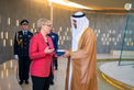 Theyab bin Mohamed bin Zayed receives President of Slovenia at Wahat Al Karama