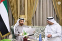 Hamdan bin Zayed receives delegation from National Library and Archives