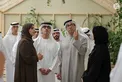 Mansour bin Zayed and Hazza bin Zayed witness the launch of the first edition of the UAE Agricultural Conference and Exhibition in Al Ain.