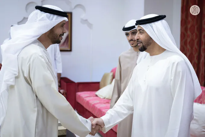 Hamdan bin Zayed receives Al Dhafra citizens and Liwa International Festival 2025 committee