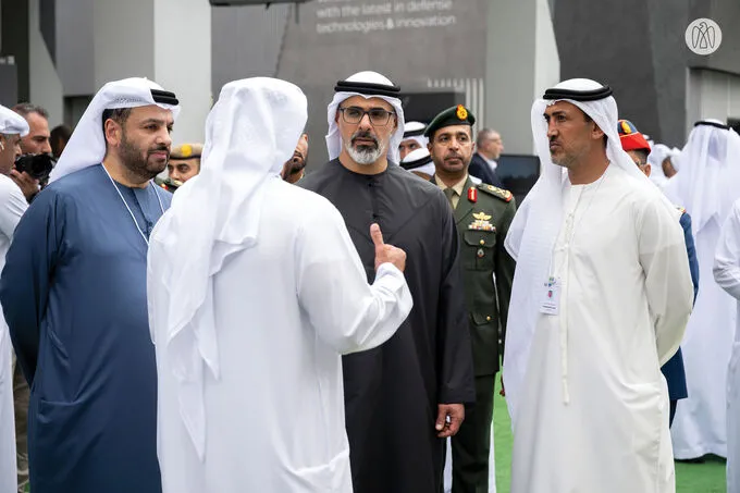 Khaled bin Mohamed bin Zayed attends 2nd day of IDEX and NAVDEX 2025