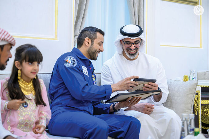 Khaled bin Mohamed bin Zayed attends reception for UAE astronaut Sultan Al Neyadi in Al Ain