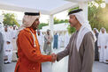 Hazza bin Zayed receives sheikhs, officials and citizens at Al Maqam Palace in Al Ain