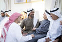 Khalifa bin Tahnoon bin Mohammed offers condolences on the passing of Abdulla Ameen Al Shorafaa