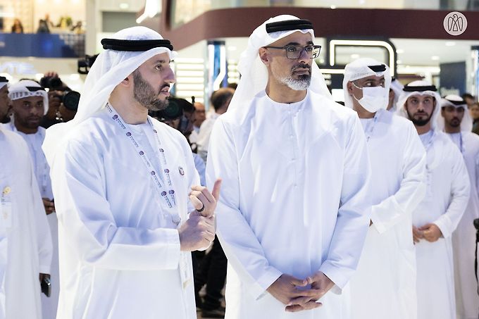 Khaled bin Mohamed bin Zayed Visits GITEX Global 2022