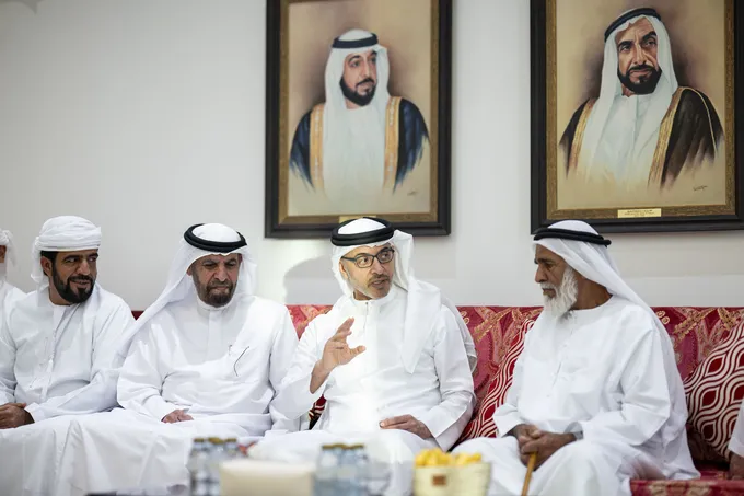 Hazza bin Zayed offers condolences on the passing of national duty martyr Saeed Abdalla Alshamsi