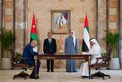 Mansour bin Zayed, Jordanian PM witness signing of agreement to develop railway network in Jordan, establish UAE–Jordan Railway Company