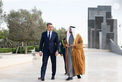 Theyab bin Mohamed bin Zayed receives Prime Minister of Republic of North Macedonia at Wahat Al Karama