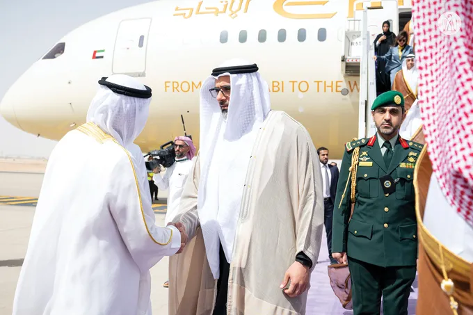 Leading UAE delegation, Khaled bin Mohamed bin Zayed arrives in Riyadh to attend Gulf-US Summit