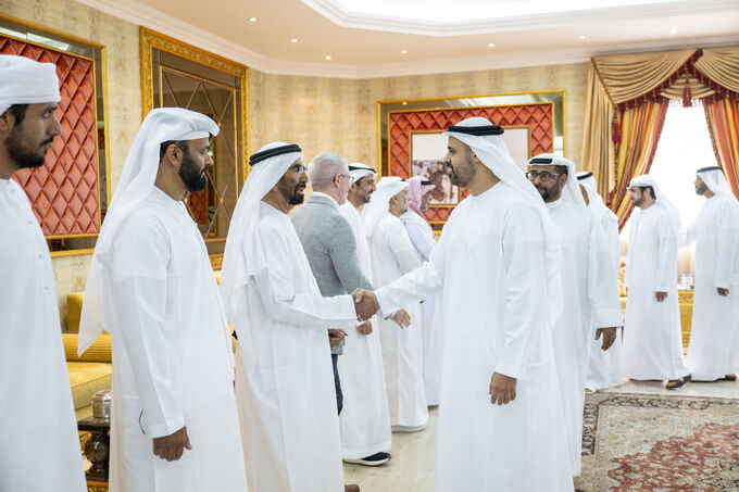 Theyab bin Mohamed bin Zayed offers condolences on the passing of Shamma Suhail Al Yabhouni Al Dhaheri