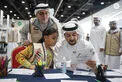 Hamdan bin Zayed participates in UAE stands with Lebanon humanitarian campaign efforts in Abu Dhabi