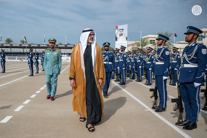 Under the patronage of the UAE President, Khaled bin Mohamed bin Zayed attends Police College graduation ceremony