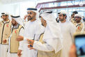 Sheikh Theyab bin Mohamed bin Zayed Al Nahyan visits Tarahum - for Gaza campaign centre in Abu Dhabi