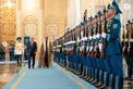 Crown Prince of Abu Dhabi arrives at Presidential Palace in Astana