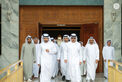 Hamdan bin Mohammed bin Rashid receives Hazza bin Zayed in Dubai