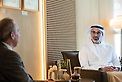 Khaled bin Mohamed bin Zayed meets with Microsoft Vice Chair and President Brad Smith