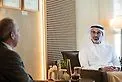 Khaled bin Mohamed bin Zayed meets with Microsoft Vice Chair and President Brad Smith