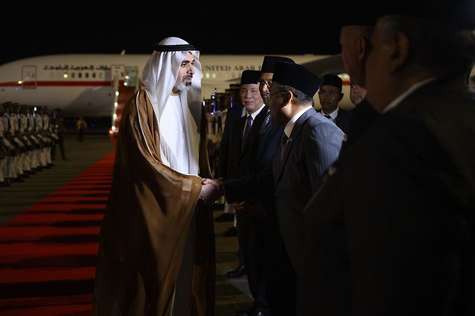 Khaled bin Mohamed bin Zayed arrives in Malaysia on official visit