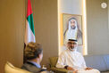 خالد بن محمد بن زايد يلتقي الرئيس التنفيذي لشركة «أبولو جلوبال مانجمنت»