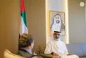 Khaled bin Mohamed bin Zayed meets CEO of Apollo Global Management