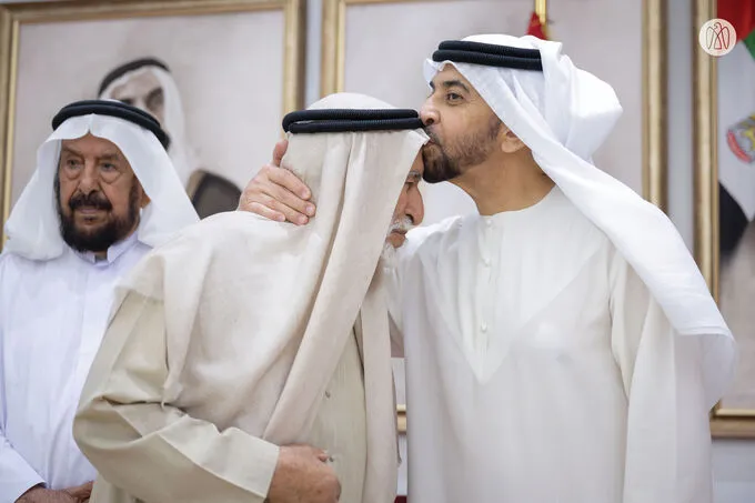 Hamdan bin Zayed receives Al Dhafra citizens and Liwa International Festival 2025 committee