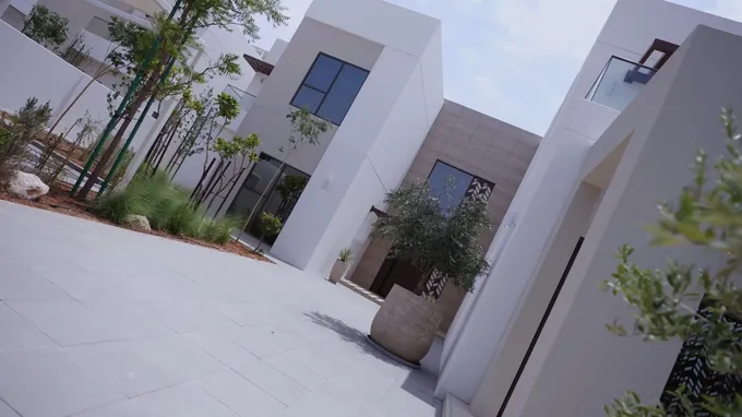 Hazza bin Zayed reviews progress of Al Dhaher Housing Project in Al Ain Region