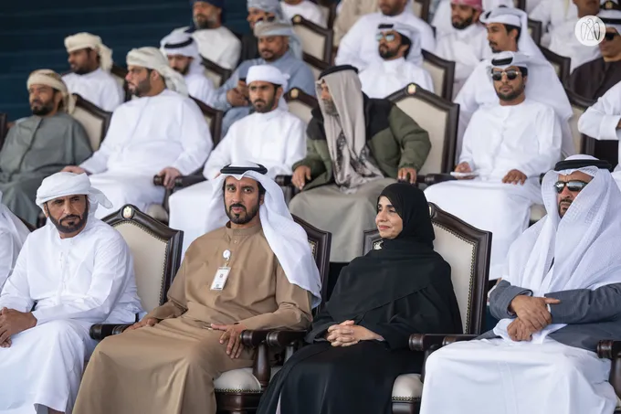 Hazza bin Hamdan bin Zayed honours winners of Al Dhafra Festival Camel Mazayna