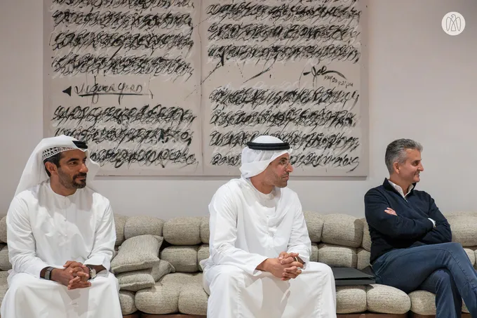 Khaled bin Mohamed bin Zayed  meets executive management delegation from The Walt Disney Company