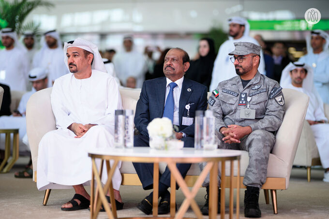 Mohammed bin Hamad bin Tahnoon Al Nahyan attends naming ceremony and brand reveal for Zayed International Airport