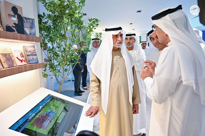Nahyan bin Mubarak visits 35th Abu Dhabi International Book Fair